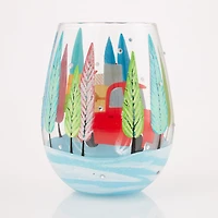 Lolita Christmas Haul Handpainted Stemless Wine Glass, 20 oz. for only USD 22.99 | Hallmark