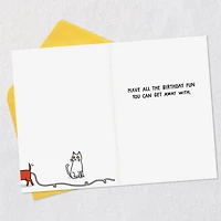 All the Fun You Can Get Away With Funny Birthday Card for only USD 3.99 | Hallmark