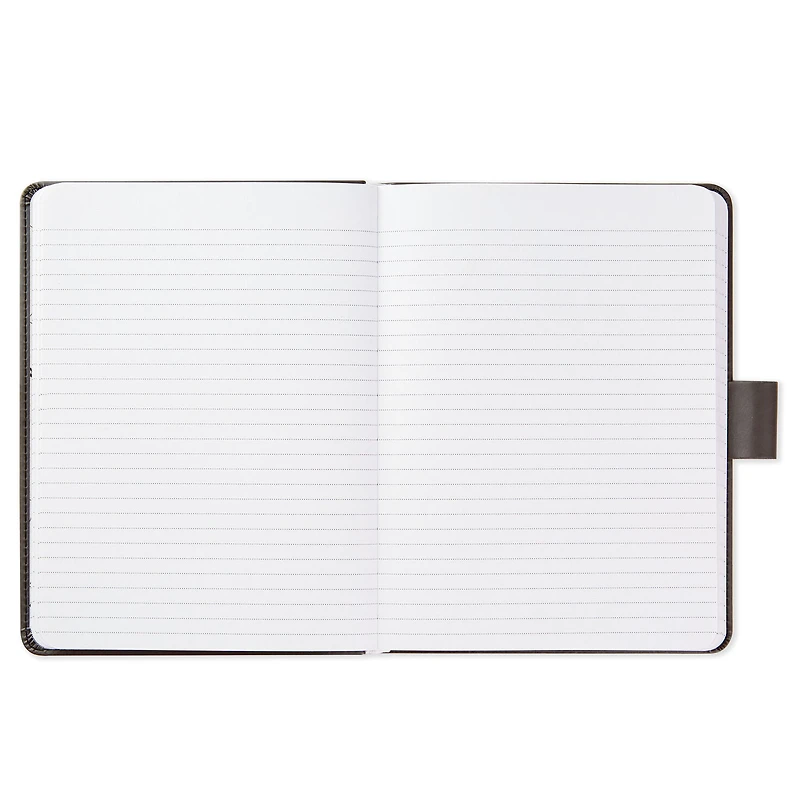 Gray Etched Compass Faux Leather Notebook for only USD 16.99 | Hallmark