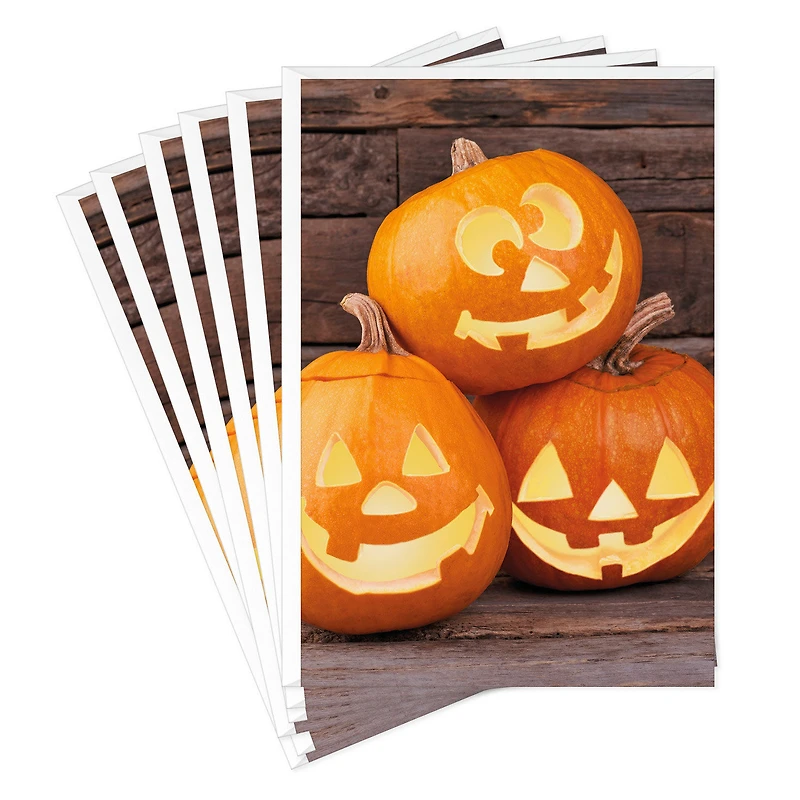 Jack-o'-Lantern Trio Halloween Cards, Pack of 6 for only USD 5.99 | Hallmark