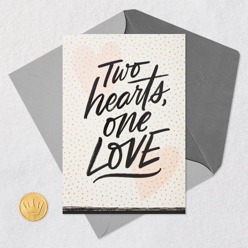 Two Hearts, One Love Anniversary Card for Couple for only USD 5.59 | Hallmark