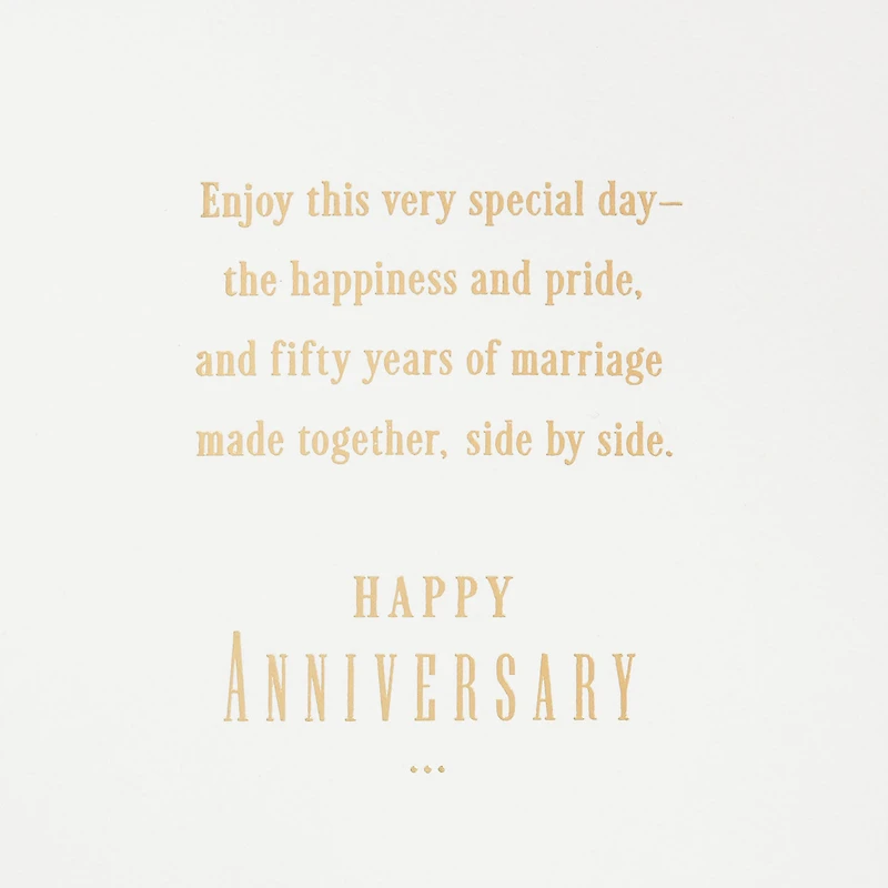 Happiness and Pride, Side by Side 50th Anniversary Card for only USD 6.59 | Hallmark