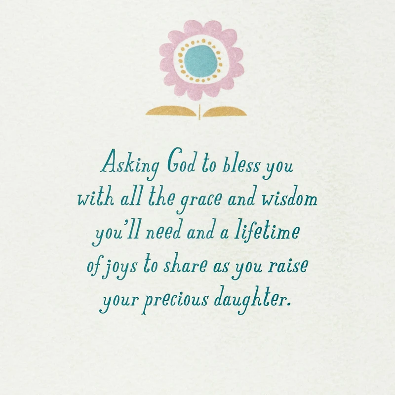 A Treasure to Nurture and Love Baptism Card for Girl for only USD 5.59 | Hallmark