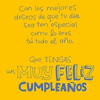 Special Person Spanish-Language Birthday Card for only USD 3.99 | Hallmark