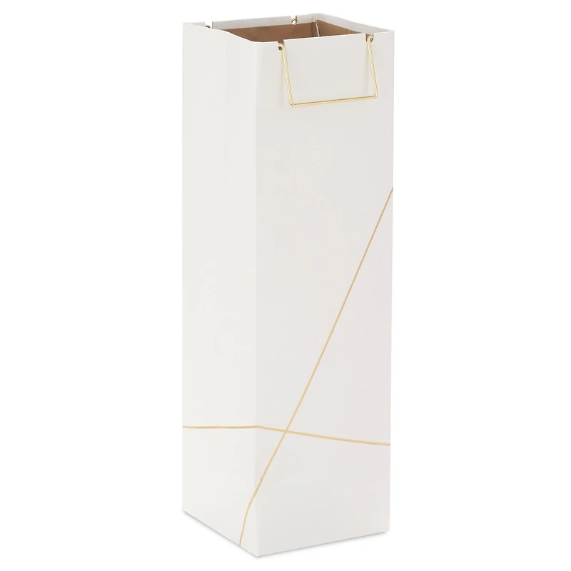 13" Gold Lines on Black Wine Gift Bag for only USD 5.99 | Hallmark