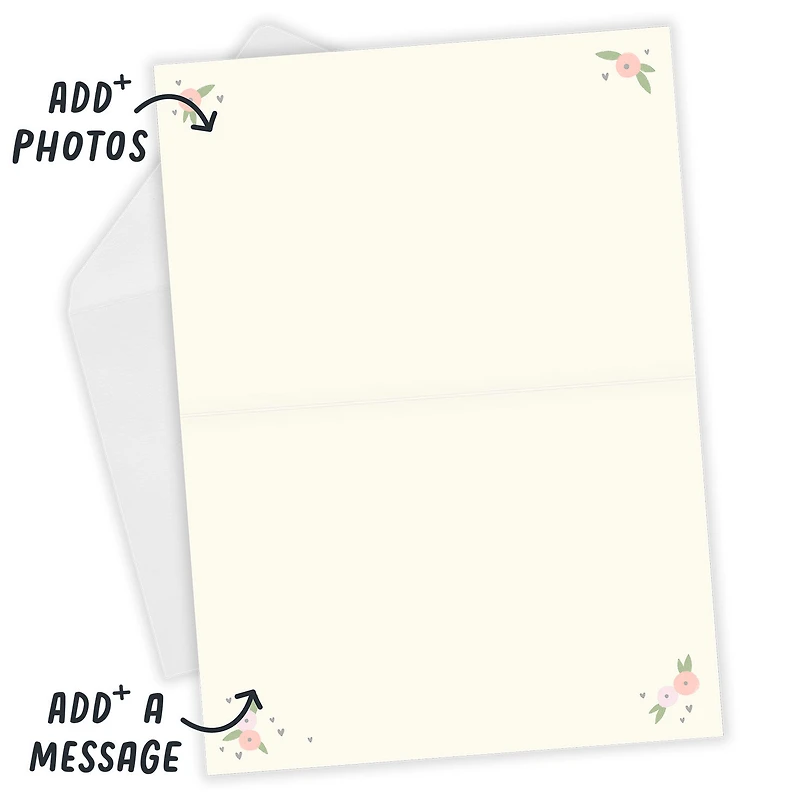 Floral Happy Day Custom Wedding Card for only USD 4.99 | Hallmark