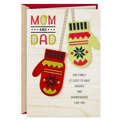Lucky to Have Parents and Grandparents Like You Christmas Card for only USD 7.59 | Hallmark