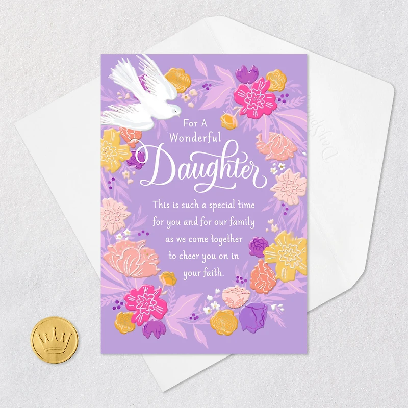 Joy, Love and Prayers Confirmation Card for Daughter for only USD 3.99 | Hallmark