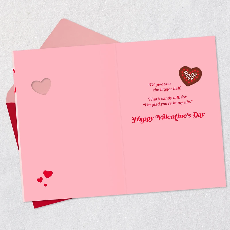 I'd Give You the Bigger Half Romantic Valentine's Day Card for only USD 2.99 | Hallmark
