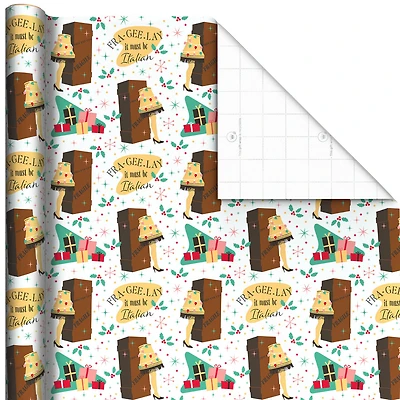A Christmas Story™ Fra-Gee-Lay Leg Lamp Holiday Wrapping Paper, 25 sq. ft. for only USD 4.99 | Hallmark