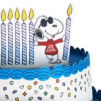 Peanuts® Joe Cool Snoopy Cake 3D Pop-Up Birthday Card for only USD 8.99 | Hallmark