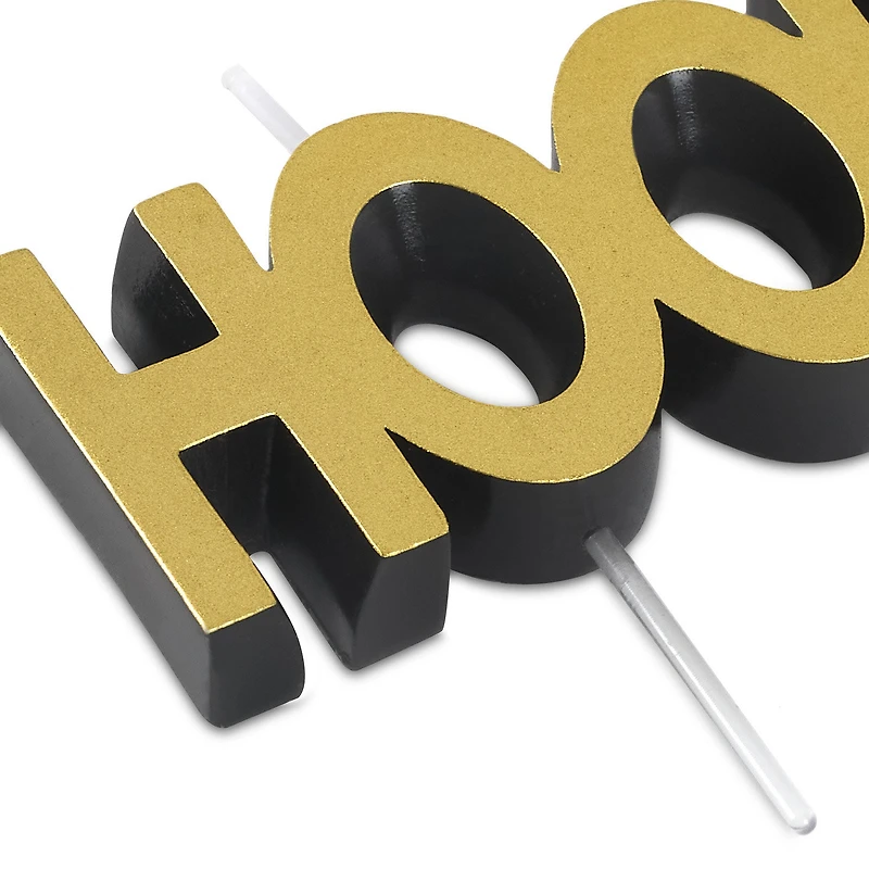 Black and Gold "Hooray" Birthday Candle for only USD 6.99 | Hallmark