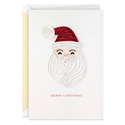 Santa Claus Quilled Paper Handmade Christmas Card for only USD 13.59 | Hallmark