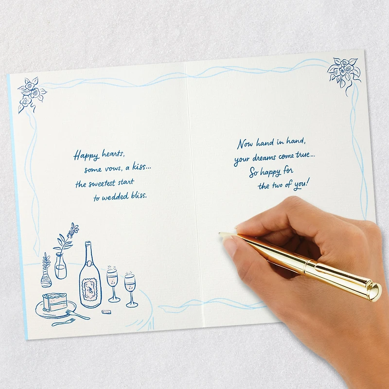 The Sweetest Start to Wedded Bliss Wedding Card for only USD 7.59 | Hallmark