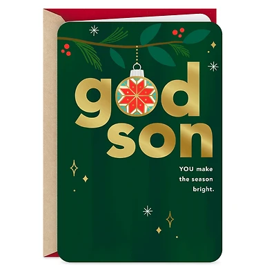 You Fill Hearts With Pride and Joy Christmas Card for Godson for only USD 2.99 | Hallmark