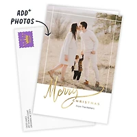 Personalized Elegant Merry Christmas Photo Card for only USD 4.99 | Hallmark