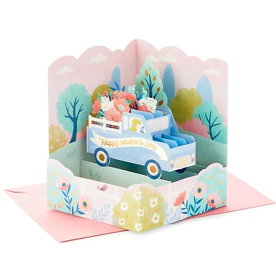 Truck Full of Flowers 3D Pop-Up Mother's Day Card for only USD 6.99 | Hallmark