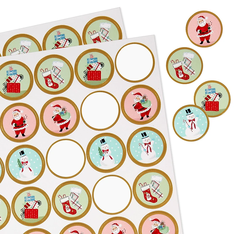 Nostalgic Winter Icons Round Christmas Seals, 2 Sheets for only USD 8.99 | Hallmark