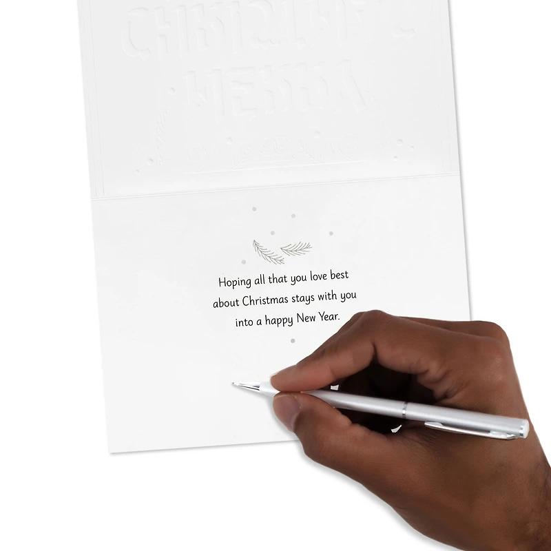 Retro Lettering Boxed Christmas Cards, Pack of 12 for only USD 17.49 | Hallmark