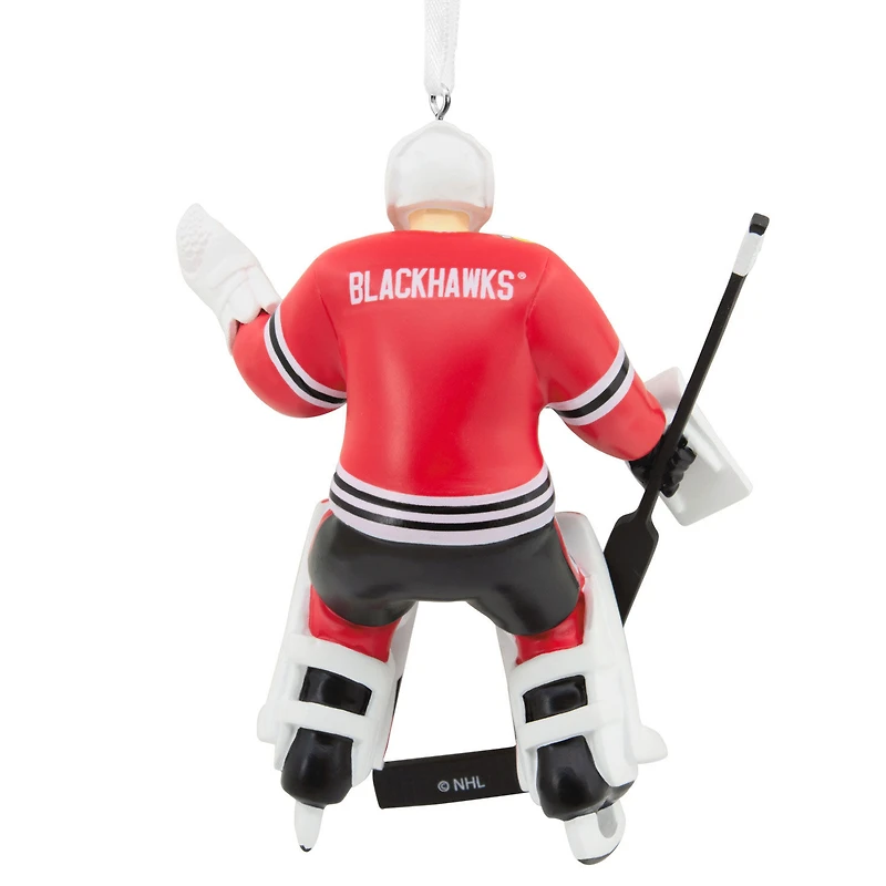 NHL Chicago Blackhawks® Goalie Hallmark Ornament for only USD 14.99 | Hallmark