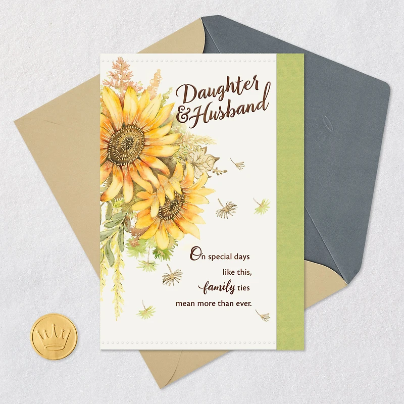 So Thankful We're Family Thanksgiving Card for Daughter and Her Husband for only USD 4.59 | Hallmark