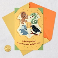 Harry Potter™ Hogwarts™ Crest Baby Shower Card for only USD 5.99 | Hallmark
