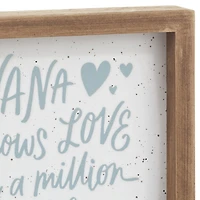 Nana Shows Love Framed Quote Sign, 7x7 for only USD 22.99 | Hallmark
