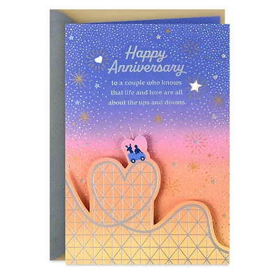 Starry Roller Coaster Anniversary Card for Couple for only USD 6.99 | Hallmark