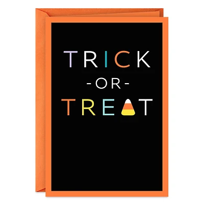 Trick-or-Treat Candy Halloween Card for only USD 0.99 | Hallmark