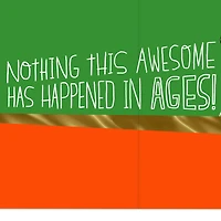 Huge News Party Dinosaur Funny Birthday Card for Kids for only USD 2.99 | Hallmark