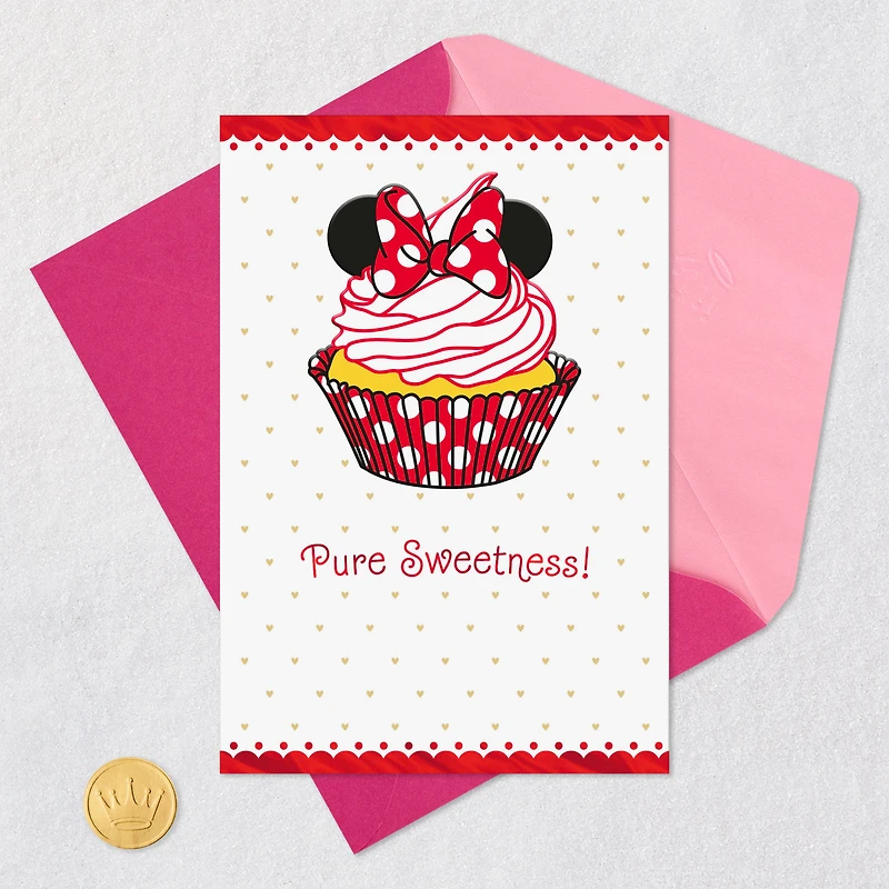 Disney Minnie Mouse Cupcake Birthday Card for Girls for only USD 3.99 | Hallmark