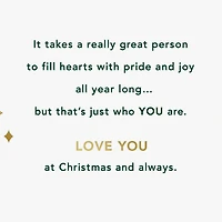 You Fill Hearts With Pride and Joy Christmas Card for Godson for only USD 2.99 | Hallmark