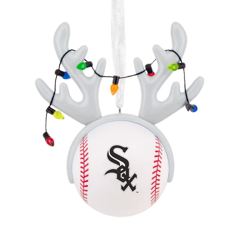 MLB Chicago White Sox™ Reindeer Baseball Hallmark Ornament for only USD 12.99 | Hallmark