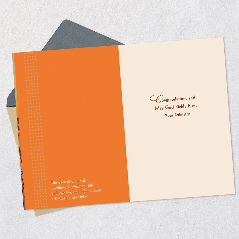 As You Enter the Lord's Service Religious Congratulations Card for only USD 3.99 | Hallmark