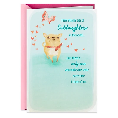 Smiling Thinking of You Birthday Card for Goddaughter for only USD 3.99 | Hallmark