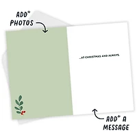 Evergreen and Heart Custom Christmas Card for Dad for only USD 4.99 | Hallmark