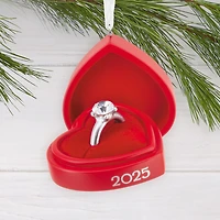 Engagement Ring in Red Box 2025 Hallmark Ornament for only USD 14.99 | Hallmark