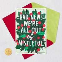 All Out of Mistletoe Funny Romantic Christmas Card for only USD 4.49 | Hallmark
