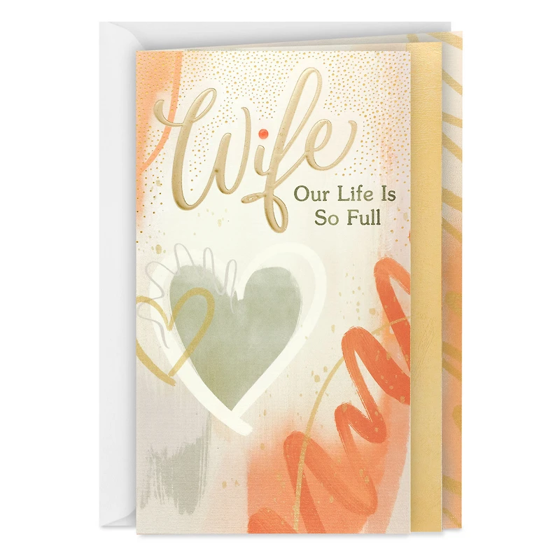 Our Life Is So Full Anniversary Card for Wife for only USD 7.99 | Hallmark
