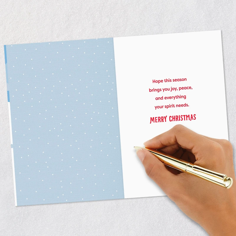 Joy, Peace and Everything Your Spirit Needs Christmas Card for only USD 3.99 | Hallmark