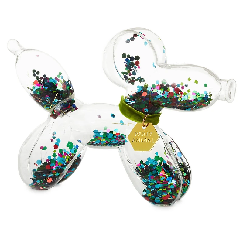 Confetti-Filled Glass Balloon Dog for only USD 34.99 | Hallmark