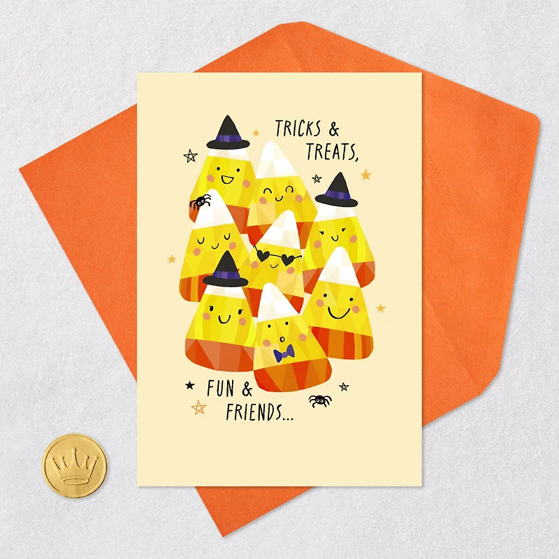 Tricks and Treats, Fun and Friends Halloween Card for only USD 2.00 | Hallmark