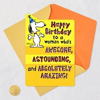 Peanuts® Snoopy Absolutely Amazing Pop-Up Birthday Card for Her for only USD 4.59 | Hallmark