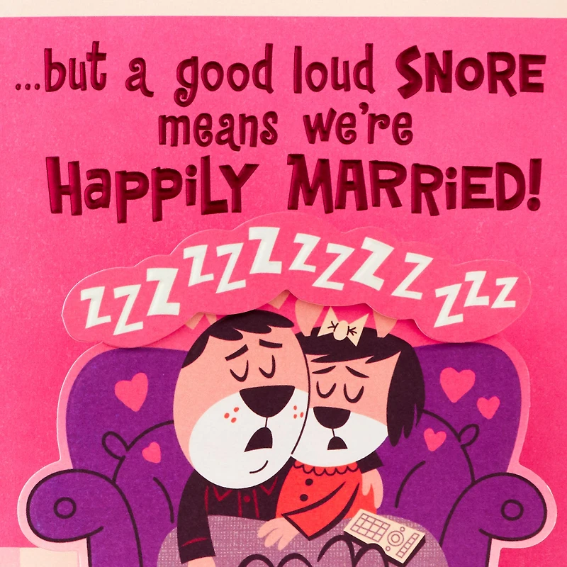 A Kiss, a Sigh, a Snore Pop-Up Valentine's Day Card for Husband for only USD 6.59 | Hallmark