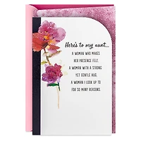 Strong Yet Gentle Mother's Day Card for Aunt for only USD 5.99 | Hallmark