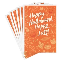 Jack-o'-Lanterns and Fall Leaves Halloween Cards, Pack of 6 for only USD 5.99 | Hallmark