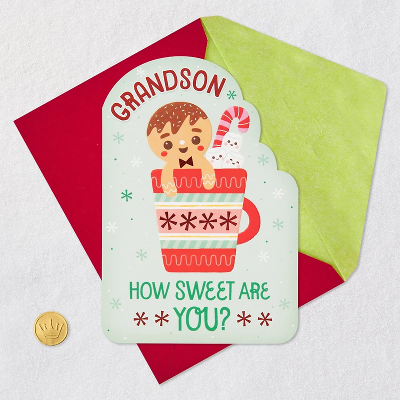 Sweeter Than Candy Canes Christmas Card for Grandson for only USD 3.59 | Hallmark