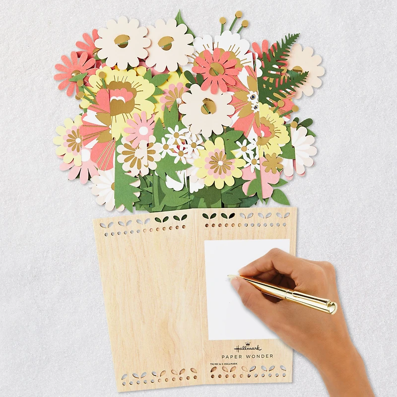Jumbo Flower Bouquet in Vase 3D Pop-Up Blank Card for only USD 19.99 | Hallmark