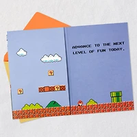 Nintendo Super Mario™ Advance to the Next Level Birthday Card With Light and Sound for only USD 8.59 | Hallmark