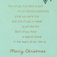 You Hold a Special Place in Our Family Christmas Card for Both for only USD 5.59 | Hallmark
